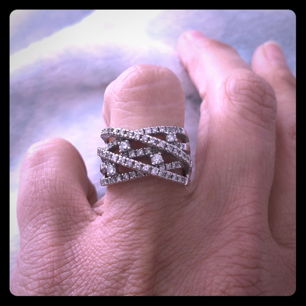 Diamond Dinner Ring - image 1